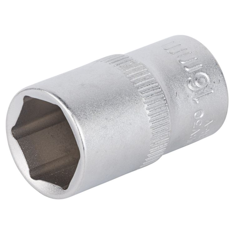 Насадка шестигранная короткая 1/2&amp;quot; 16мм CrV mid Sigma (6071161) - 3
