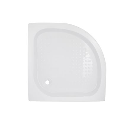 Душовий піддон напівкруглий акрил KAPIELKA ST90x90x14,мілкий,д/злива 52 мм Lidz - 2