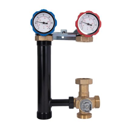 Насосна група Icma №R004 1 1/2&amp;quot;x1&amp;quot; підключення зліва, без насоса 93R004AFS5505SC - 3