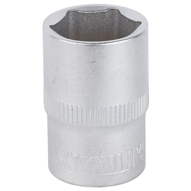 Насадка шестигранна коротка 1/2&amp;quot; 19мм CrV mid Sigma (6071191) - 2