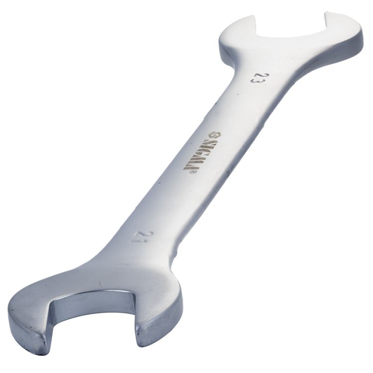 Ключ ріжковий 21*23мм CrV satine Sigma (6025841) - 7