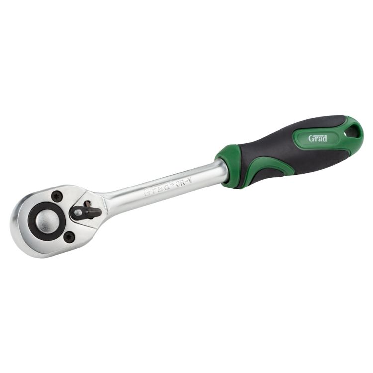 Ключ-трещотка 1/2'' 250мм 45T Grad (6050365) - 3