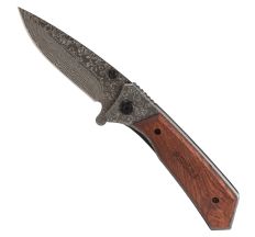 Нож раскладной 122мм (рукоятка дерево) Sigma (4375821)