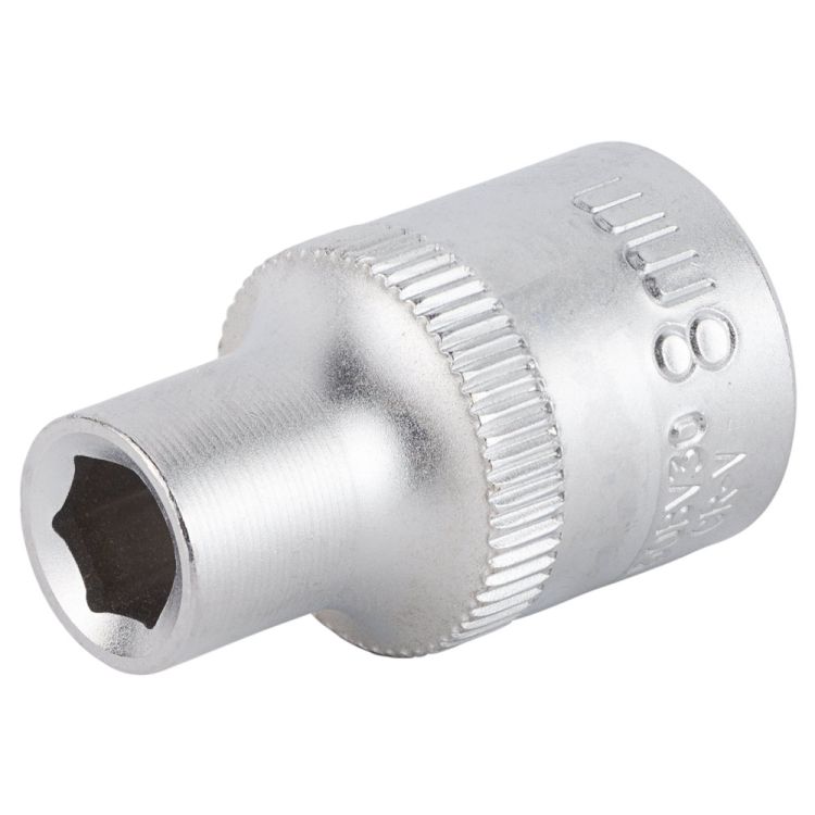 Насадка шестигранна коротка 1/2&amp;quot; 8мм CrV mid Sigma (6071081) - 3