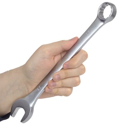 Ключ рожково-накидной 23мм CrV satine с подвесом Sigma (6021681) - 5