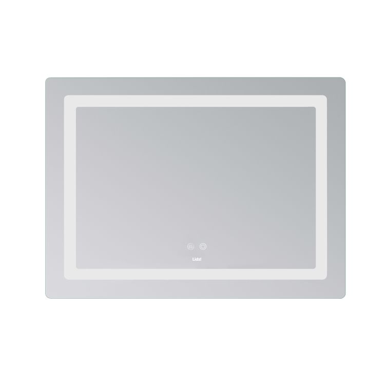 Дзеркало Lidz Kubis (KU2) 900х700 з LED-підсвічуванням Touch, з антизапотіванням, з димером, рег. яскравості LD78LF904907048452 - 3