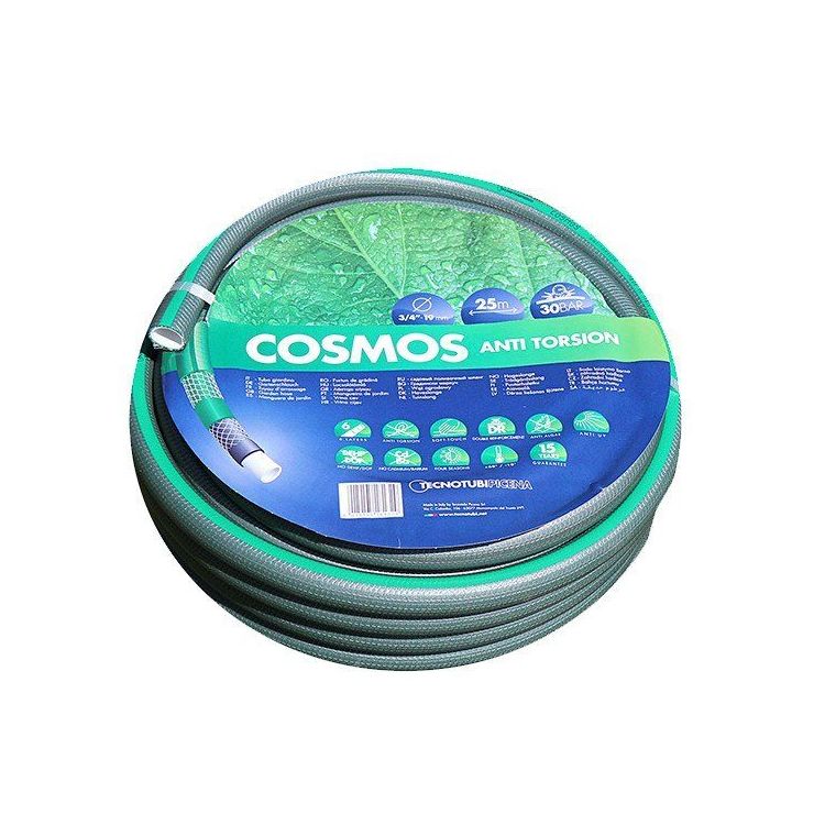 Шланг Tecnotubi Cosmos садовий для поливу діаметр 3/4 дюйма, довжина 25 м (CS 3/4 25) - 1