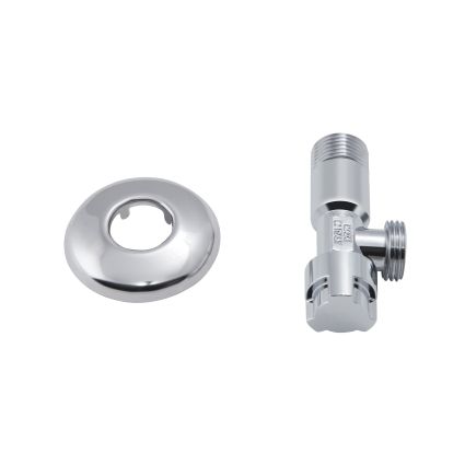 Кран приладовий буксовый Icma 1/2&amp;quot;х1/2&amp;quot; кутовий №519 - 3