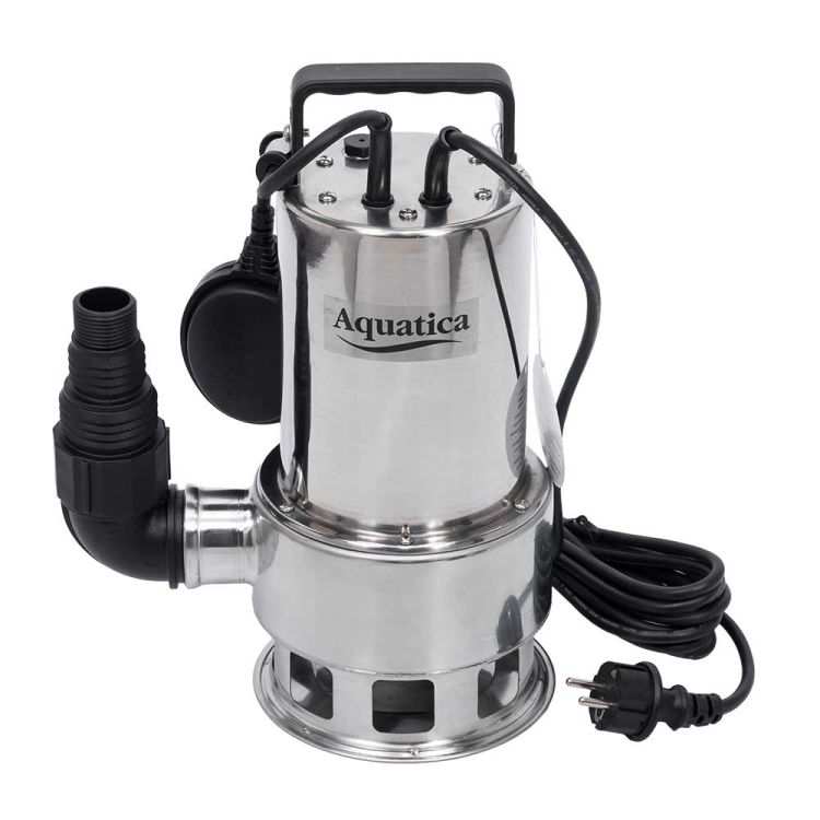 Насос дренажный садовый 0.75кВт Hmax 8.5м Qmax 200л/мин (част.до 30мм, нерж) AQUATICA (773085) - 5