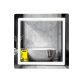 Дзеркало Lidz Kubis (KU2) 700х700 з LED-підсвічуванням Touch, з антизапотіванням, з димером, рег. яскравості LDKU70070049288 - 1