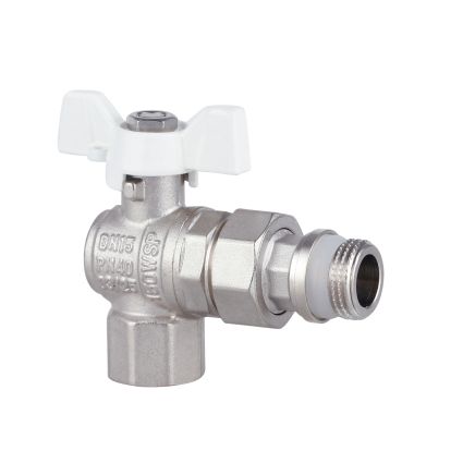 Кран кульовий &amp;quot;Американка&amp;quot; SD Forte 1/2&amp;quot; з антипротечкой кутовий - 3