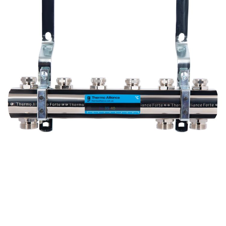 Комплект наклейок з термометром Standart для колектора (червона+синя) TAS342RB Thermo Alliance - 5