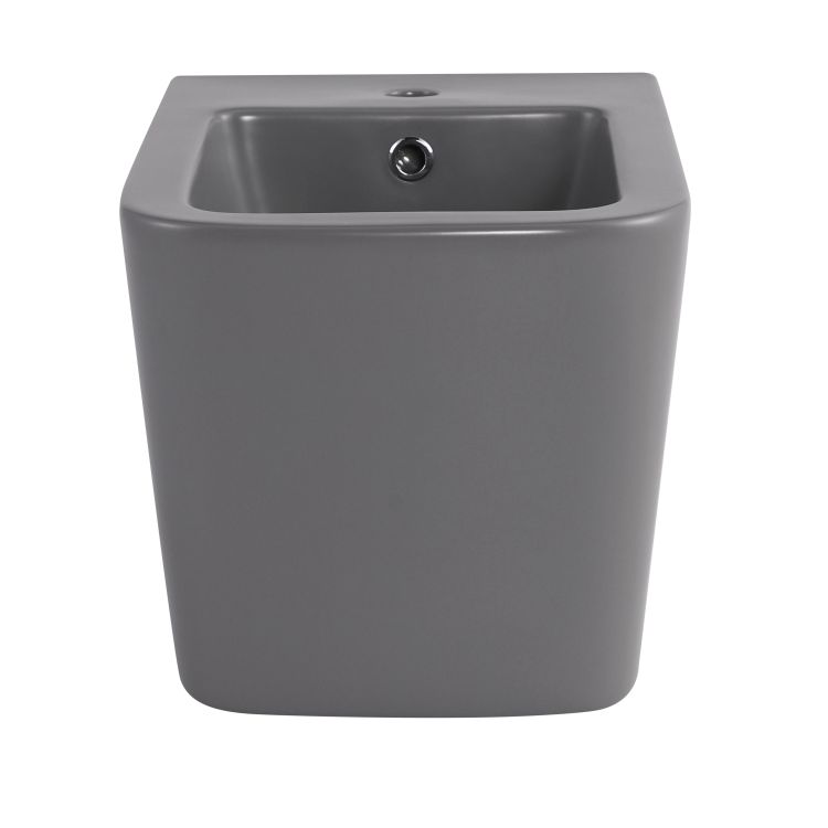 Біде підвісне Qtap Tern 520x350x330 мм, Stone grey QT17551303GSG - 3