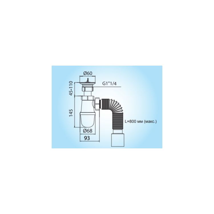 Сифон &amp;quot;Тюльпан&amp;quot; Т0415 умыв - 2