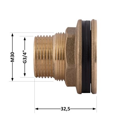Врізка SD Plus 3/4&amp;quot; в бак - 2