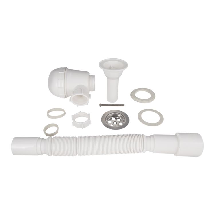 Сифон для раковини Lidz (WHI) 60 06 Y001 01 (вихід 50 мм) - 4