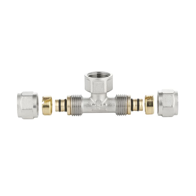 Трійник обжимний SD Forte Ø16х1/2&amp;quot;х16 ВР - 6