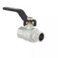Кран шаровый 1/2&amp;quot; черная ручка вода RAFTEC DRH11 - 1