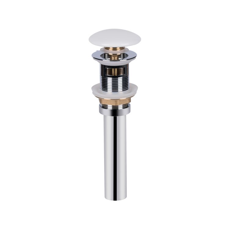 Донный клапан для для раковины Qtap LT-PU02 с переливом - 3