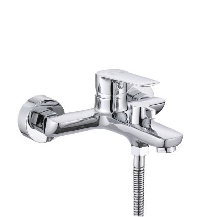 Змішувач для ванни Leo New (з душовим гарнітуром) QTLEO259CRM45563 Chrome Qtap - 1