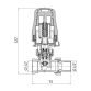 Кран RTL Standart прямий 1/2&amp;quot; ВЗ TAS01615 Thermo Alliance - 2