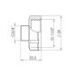 Перехід SD Forte 1&amp;quot; 1/2х3/4&amp;quot; ВН - 2