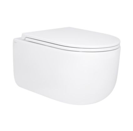 Унітаз підвісний Taurus Ultra Quiet QT2433084EUQW, гор.вип.,сидіння Slim Duroplast White Q-tap - 1