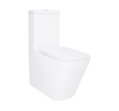 Унітаз підлоговий Qtap Tern Ultra Quiet безобідковий з сидінням Soft-Close QT17226003AW White