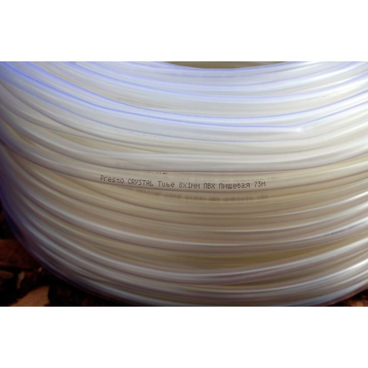 Шланг пвх пищевой Presto-PS Сrystal Tube диаметр 10 мм, длина 100 м (PVH 10 PS) - 3