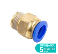 Штуцер цанговый (прямой) Ø12*12мм МТ 1/4&quot; Sigma (7026971)