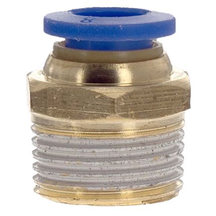 Штуцер цанговый (прямой) Ø8*8мм МТ 3/8&amp;quot; Sigma (7026901) - 2