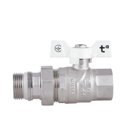 Кран кульовий &amp;quot;Американка&amp;quot; SD Forte 1&amp;quot; з антипротечкой прямий - 4