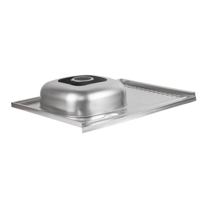 Кухонна мийка Brinex 6080-L 0,6 мм Satin (BRIN6080LSAT06) - 4