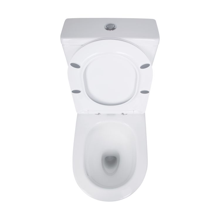 Унітаз підлоговий Qtap Jay Ultra Quiet з сидінням Soft-close 640x360x835 мм QT07222175TW White - 7