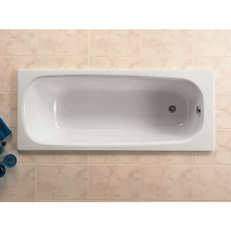 Ванна чавуна ROCA CONTINENTAL 170x70 + сифон Simplex для ванни автомат (285357) - 4
