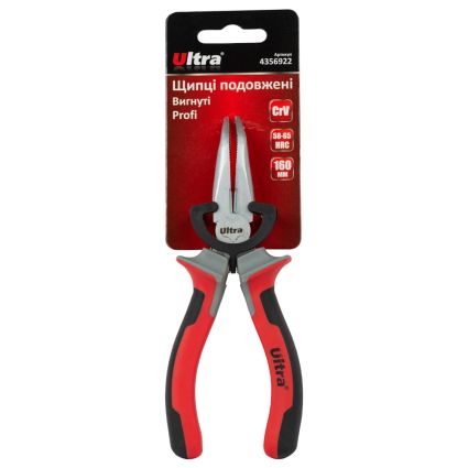 Длинногубцы изогнутые 160мм CrV Profi ULTRA (4356922) - 5