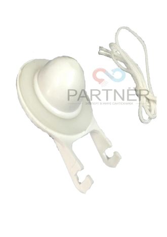 Мембрана зливна до бачка унітазу ZDM 004C-B (для арматури з ціпком) арт.10916 - 1