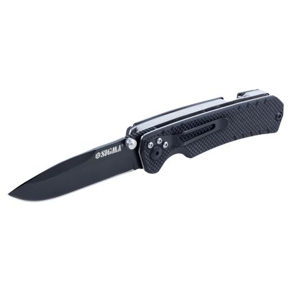Ніж розкладний 112мм (рукоятка композит G10) Sigma (4375721) - 5