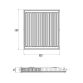 Радиатор стальной Aquatronic 11-К 500х1100 боковое подключение - 2