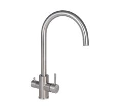 Змішувач для кухні Lidz ARIA 24U-SFS, U-подібний з підключенням фільтра (k35)