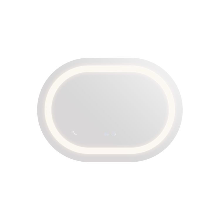 Зеркало Qtap Gemini 800х700 с LED-подсветкой Touch, с антизапотеванием, с димером, рег. темп. цвета - 6