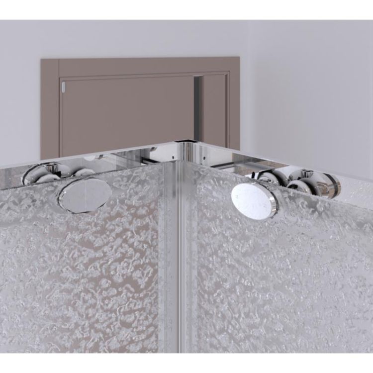 Набір Q-tap душова кабіна Presto CRM1088SP5 Pear + піддон Unisquare 308815 - 5