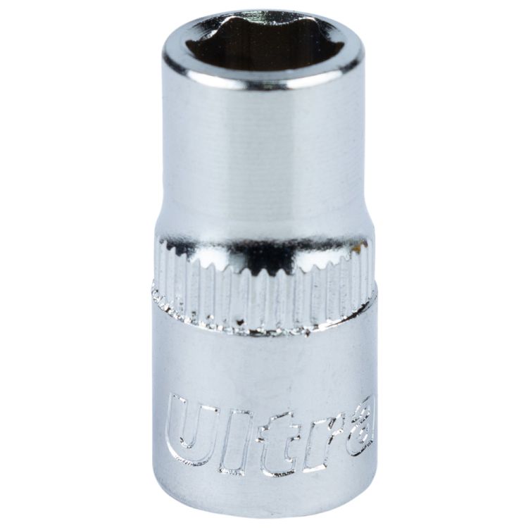 Насадка шестигранна коротка 1/4&amp;quot; 7мм CrV ULTRA (6060072) - 1