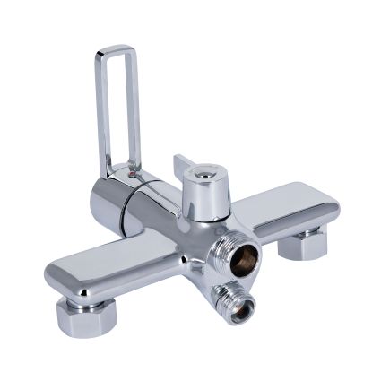 Смеситель для ванны Taurus с длинным поворотным изливом (с душевым гарнитуром) QTTAU260CRM45663 Chrome Qtap - 4