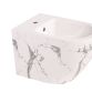 Біде підвісне Qtap Robin 515x370x350 мм, Marble QT13551381GMR - 5