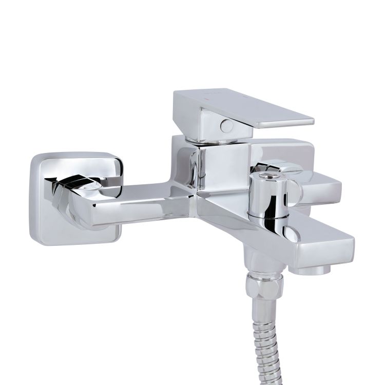 Змішувач для ванни Gemini (з душовим гарнітуром) QTGEM259CRM45681 Chrome Qtap - 3
