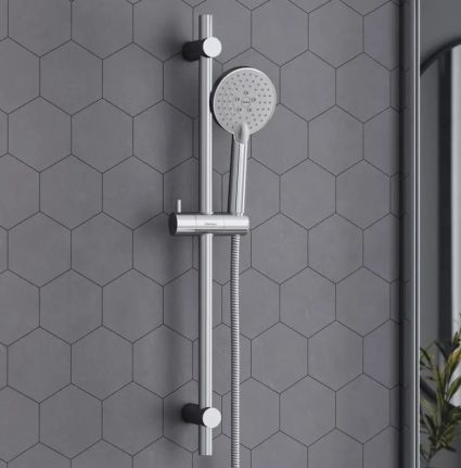 Смеситель д/душ. комплекта: ручной душ d - 100 мм, 1 функция, держатель 918100000 Origin One AM/PM - 3