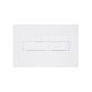 Клавіша змиву Qtap Standard 152x236x28 мм, White, лінійна QTSTD164W49471 - 1