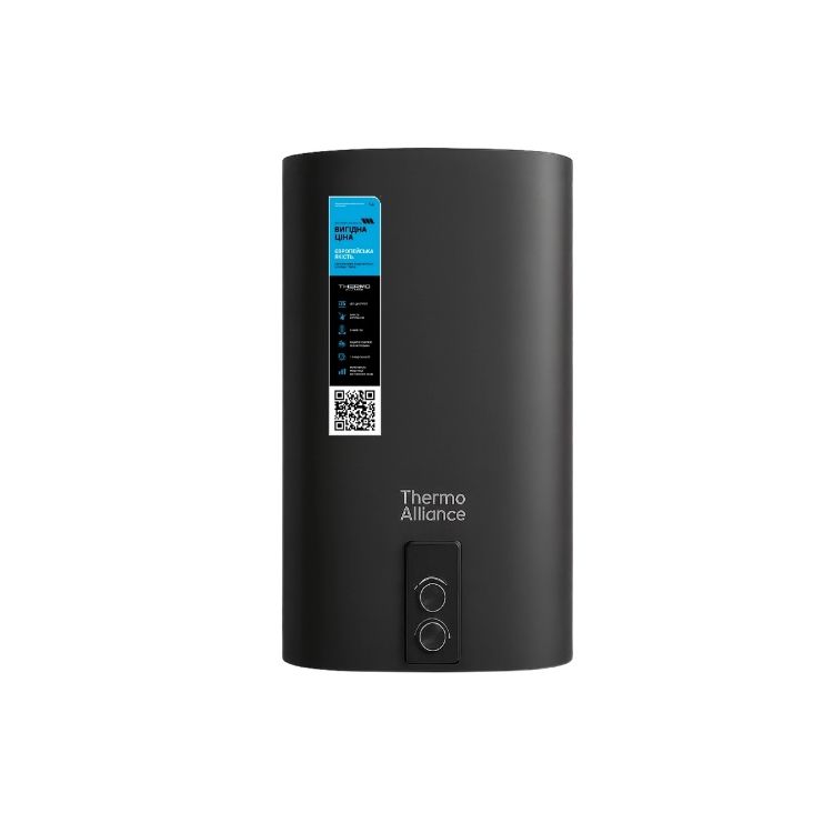 Водонагрівач електр. 80 л, Black, вертик., сухий ТЕН 2 кВт,DT80V20GPDD2B,Thermo Alliance - 1
