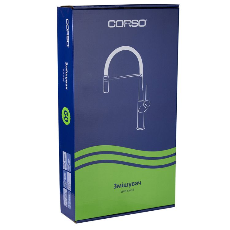 Смеситель-кран кухонный CORSO Garda BC-4B221W (9605103) - 7